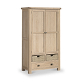 Portland Washed Oak Multi Storage Unit from Roseland Furniture