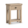 Portland Washed Oak Telephone Table from Roseland Furniture
