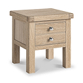 Portland Washed Oak Lamp Table from Roseland Furniture