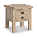 Portland Washed Oak Lamp Table from Roseland Furniture