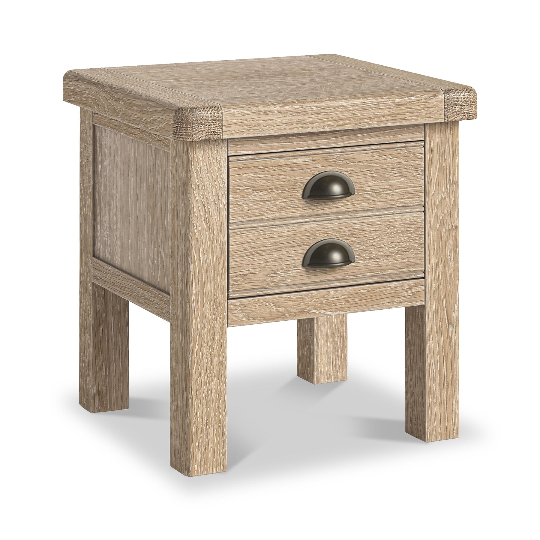 Portland Washed Oak Lamp Table from Roseland Furniture
