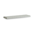 Portland Washed Oak Storage Bench Beige Cushion from Roseland Furniture