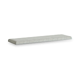 Portland Washed Oak Storage Bench Beige Cushion from Roseland Furniture