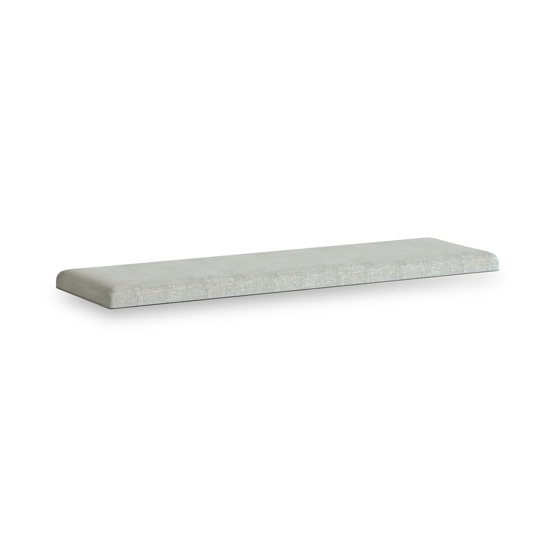 Portland Washed Oak Storage Bench Beige Cushion from Roseland Furniture
