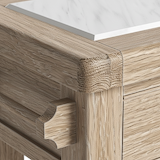 Portland Washed Oak Large Kitchen Island