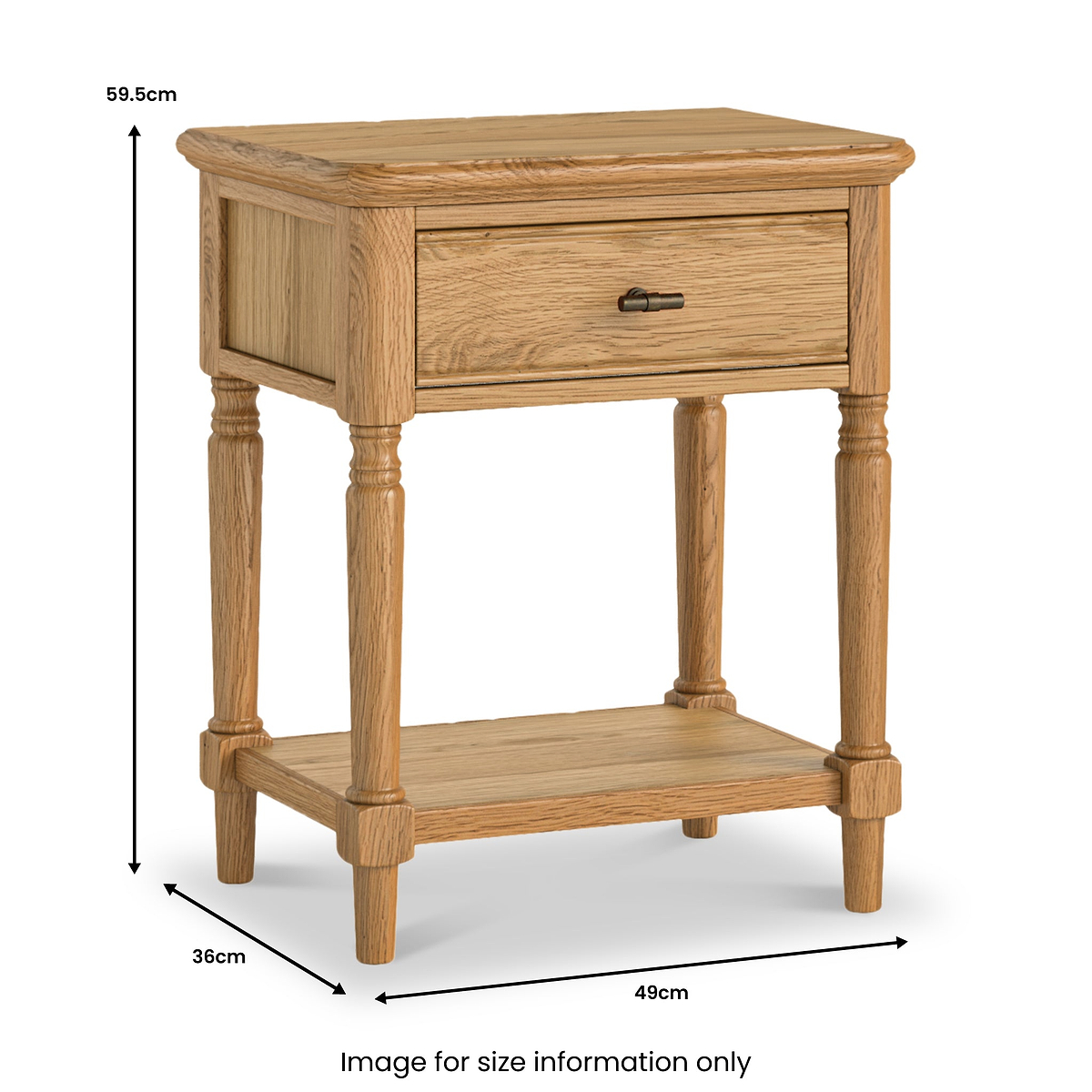 Alderley Oak Lamp Table from Roseland Furniture