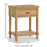 Alderley Oak Lamp Table from Roseland Furniture
