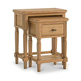 Alderley Oak Nest of Tables from Roseland Furniture