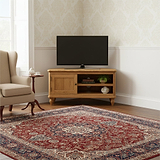 Alderley Oak Corner TV Unit from Roseland Furniture