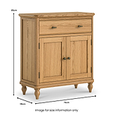 Alderley Oak Mini Sideboard from Roseland Furniture