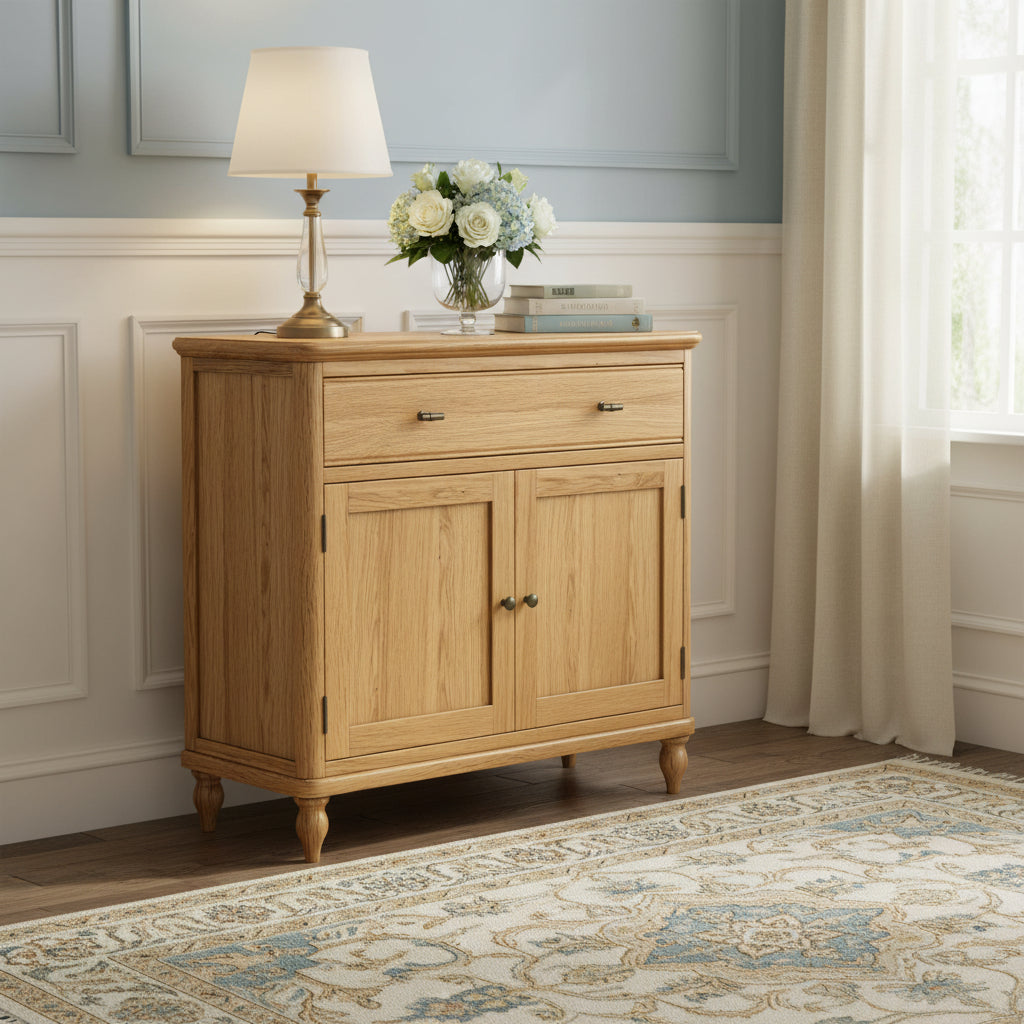 Alderley Oak Small Sideboard from Roseland Furniture