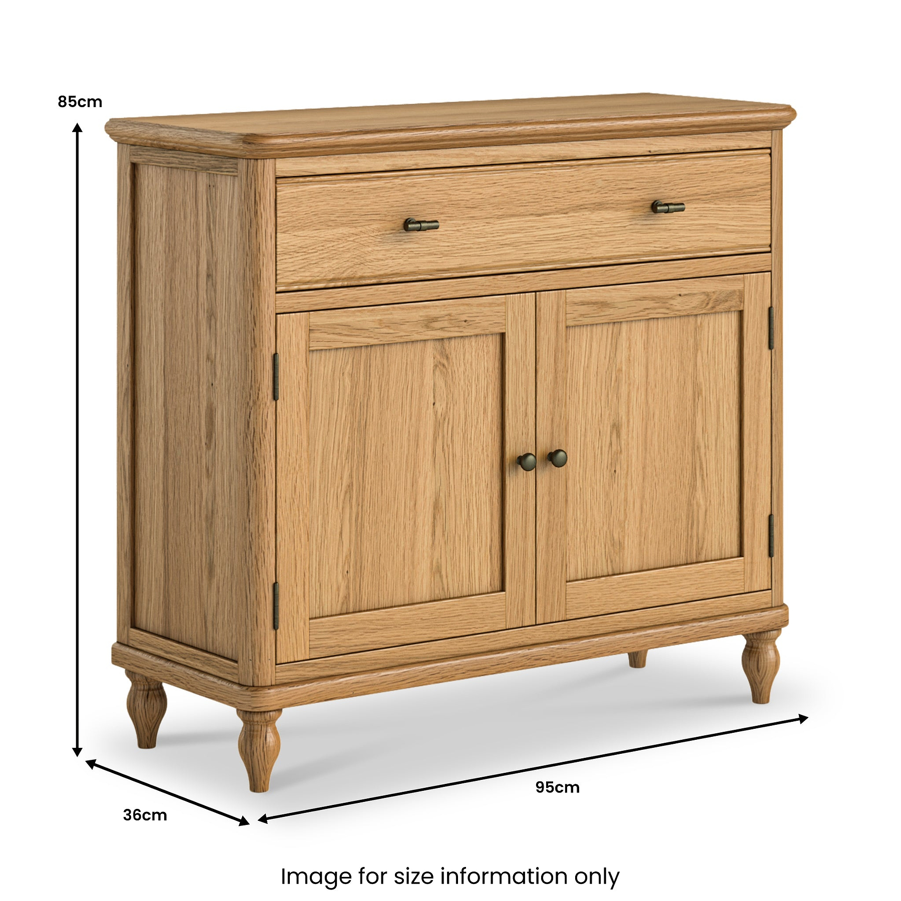 Alderley Oak Small Sideboard from Roseland Furniture