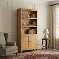 Alderley Oak Large Bookcase from Roseland Furniture