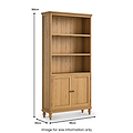 Alderley Oak Large Bookcase from Roseland Furniture