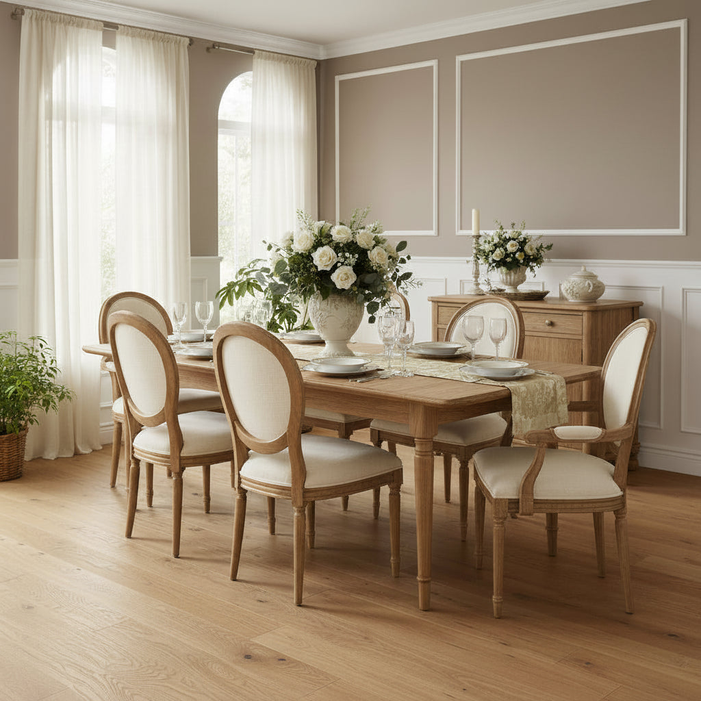 Alderley Oak 140-190cm Extendable Dining Table from Roseland Furniture