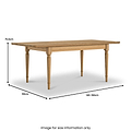 Alderley Oak 140-190cm Extendable Dining Table from Roseland Furniture