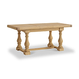 Portland Oak 140-185cm Extending Trestle Dining Table from Roseland Furniture