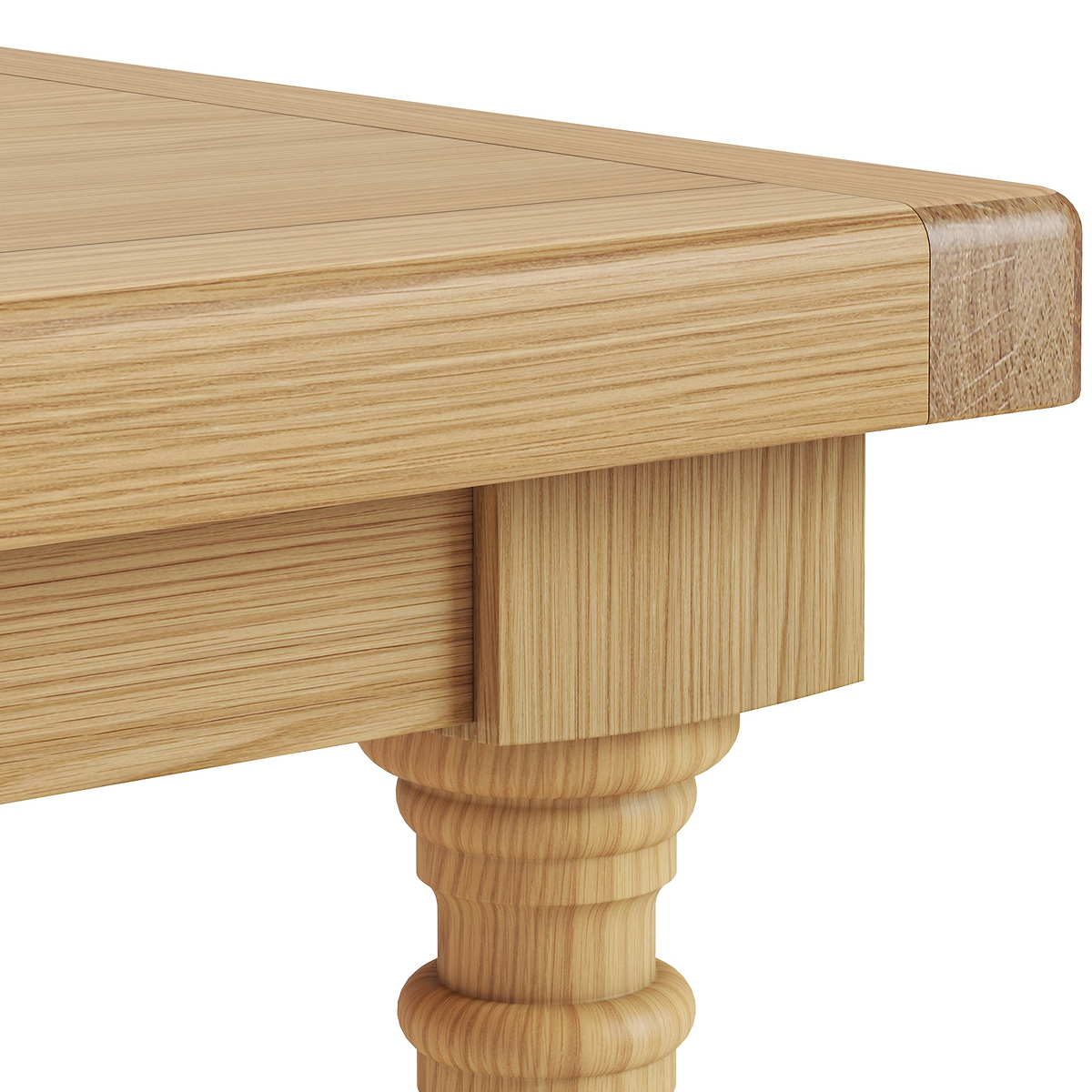 Portland Oak 140-185cm Extending Trestle Dining Table from Roseland Furniture