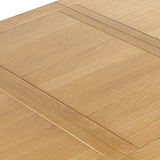 Portland Oak 140-185cm Extending Trestle Dining Table from Roseland Furniture