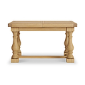 Portland Oak 140-185cm Extending Trestle Dining Table from Roseland Furniture