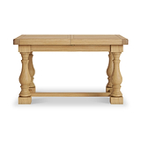 Portland Oak 140-185cm Extending Trestle Dining Table from Roseland Furniture