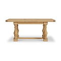 Portland Oak 140-185cm Extending Trestle Dining Table from Roseland Furniture