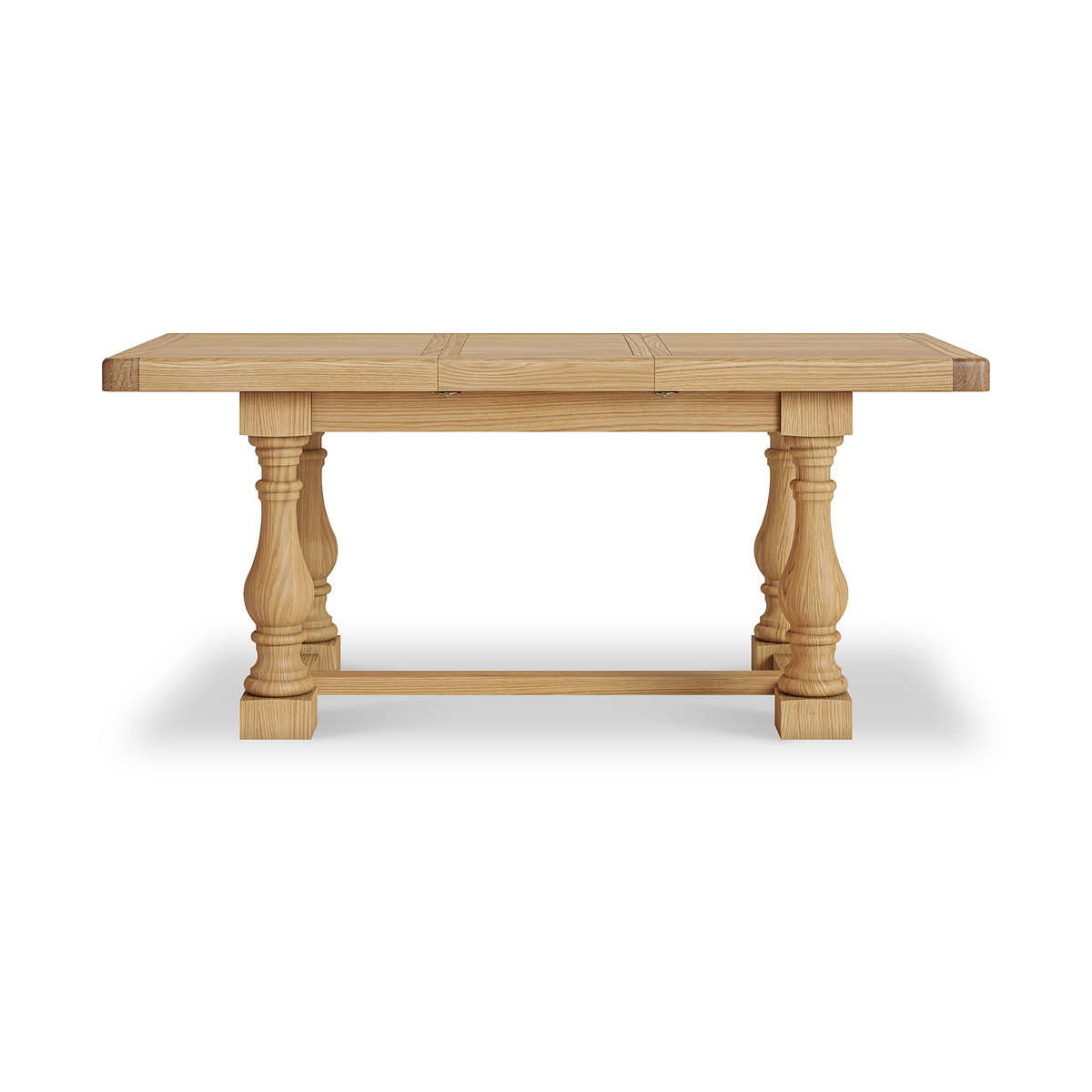 Portland Oak 140-185cm Extending Trestle Dining Table from Roseland Furniture