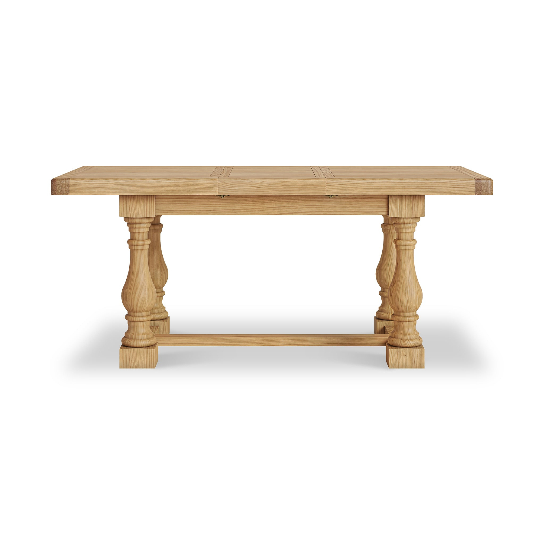 Portland Oak 140-185cm Extending Trestle Dining Table from Roseland Furniture