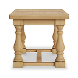 Portland Oak 140-185cm Extending Trestle Dining Table from Roseland Furniture