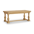 Portland Oak 200-245cm Ext Trestle Dining Table from Roseland Furniture