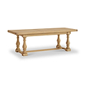 Portland Oak 200-245cm Ext Trestle Dining Table from Roseland Furniture