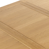 Portland Oak 200-245cm Ext Trestle Dining Table from Roseland Furniture