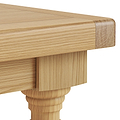 Portland Oak 200-245cm Ext Trestle Dining Table from Roseland Furniture