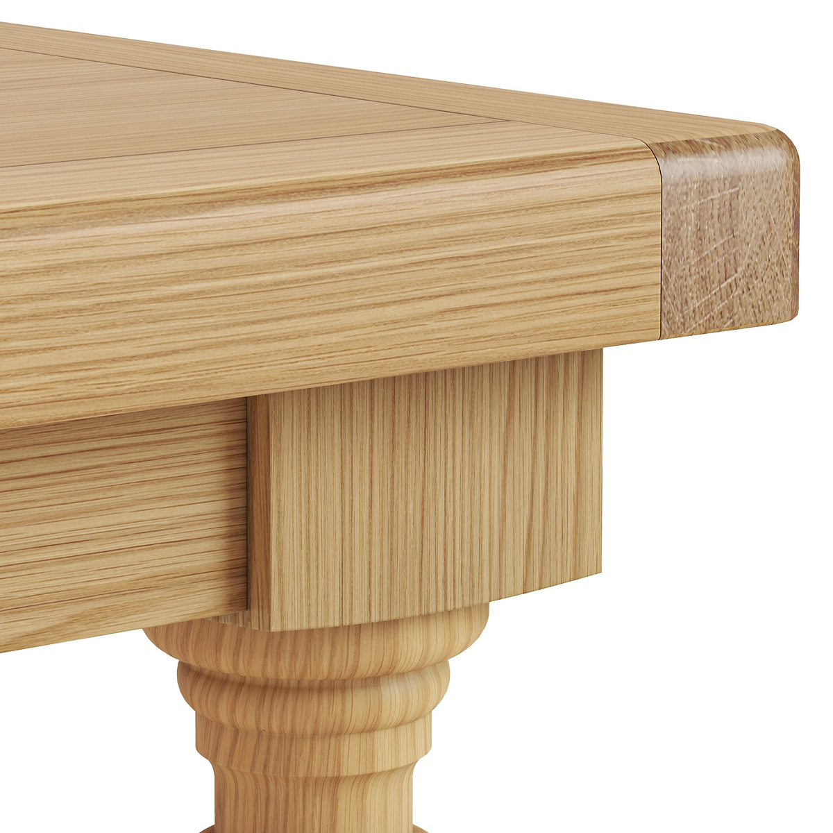 Portland Oak 200-245cm Ext Trestle Dining Table from Roseland Furniture