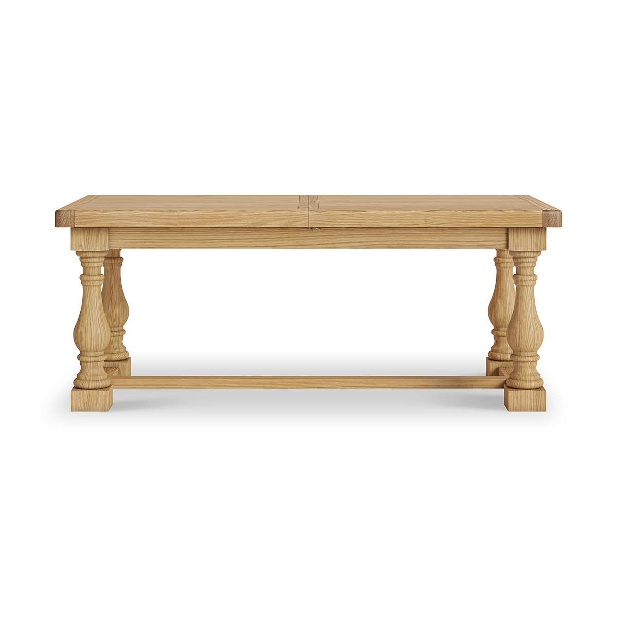 Portland Oak 200-245cm Ext Trestle Dining Table from Roseland Furniture
