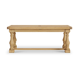 Portland Oak 200-245cm Ext Trestle Dining Table from Roseland Furniture