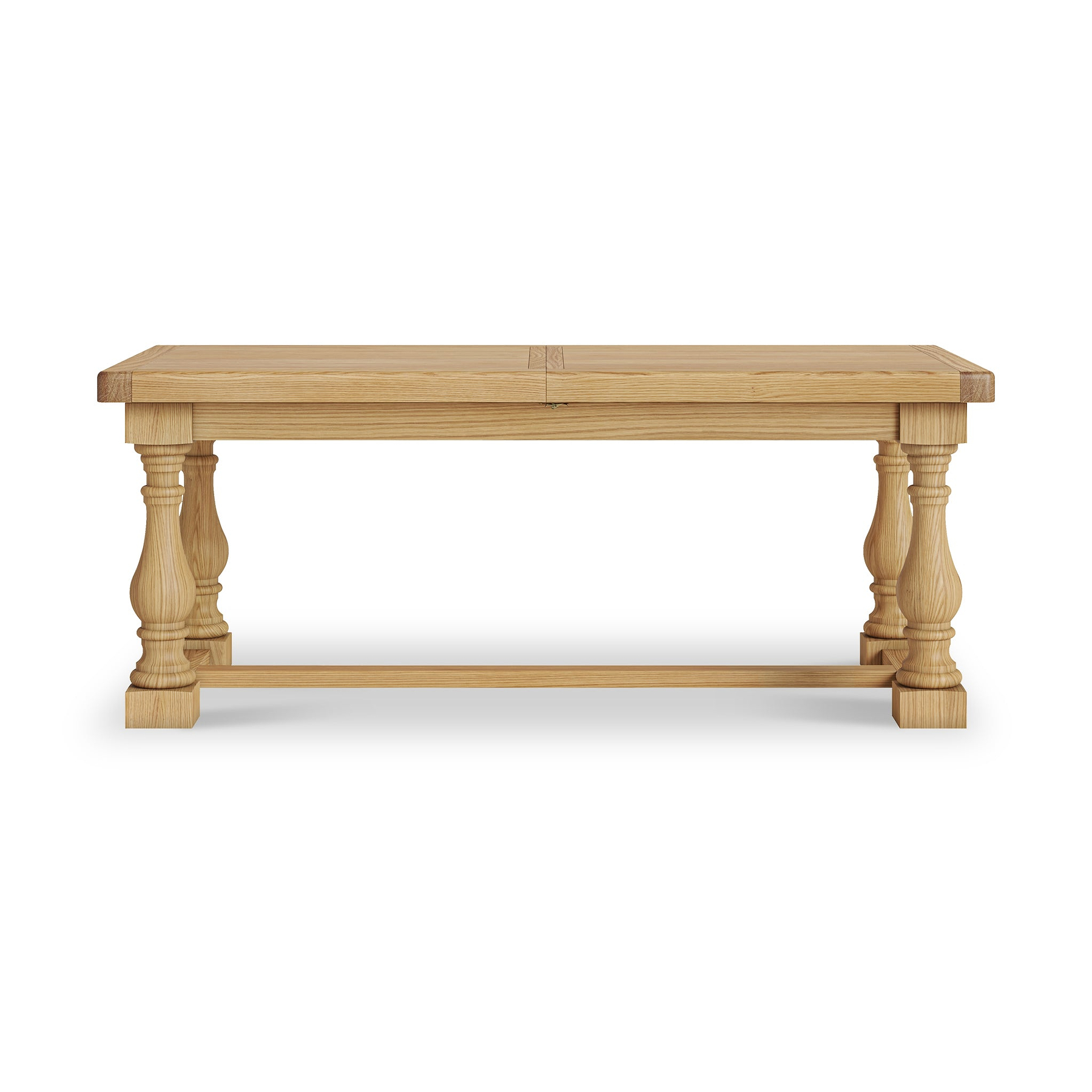 Portland Oak 200-245cm Ext Trestle Dining Table from Roseland Furniture