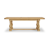Portland Oak 200-245cm Ext Trestle Dining Table from Roseland Furniture