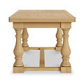 Portland Oak 200-245cm Ext Trestle Dining Table from Roseland Furniture