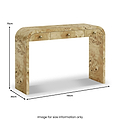 Calder Burl Console Table Light from Roseland Furniture