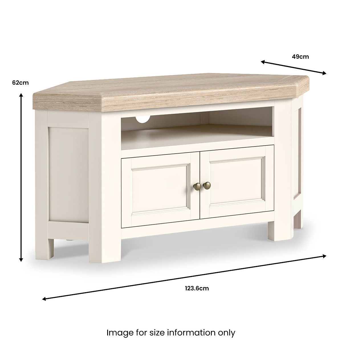 Belmont Corner TV Unit from Roseland Furniture