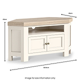 Belmont Corner TV Unit from Roseland Furniture