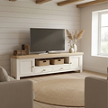Belmont 210cm Large TV Unit from Roseland Furniture