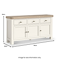 Belmont Large Sideboard from Roseland Furniture
