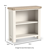 Belmont Low Bookcase from Roseland Furniture