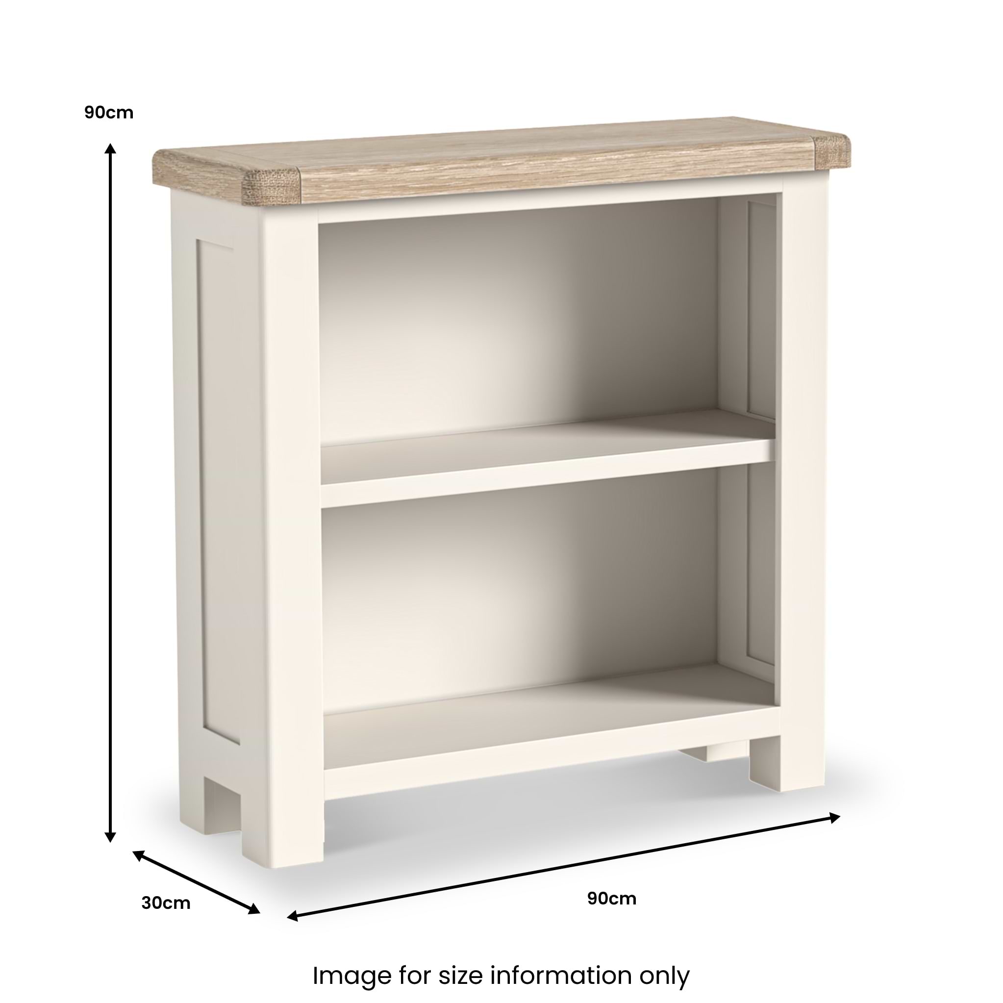 Belmont Low Bookcase from Roseland Furniture