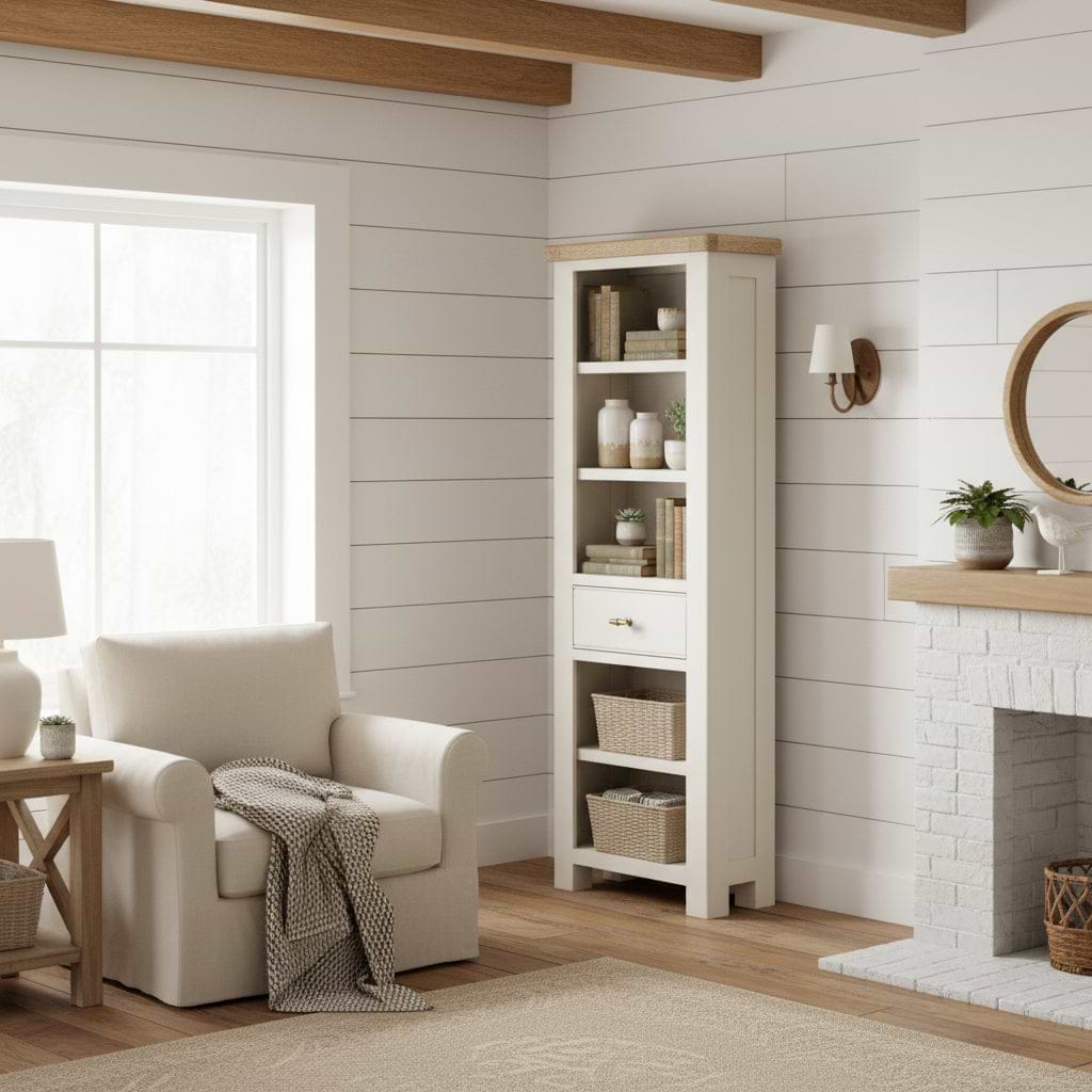 Belmont Slim Bookcase from Roseland Furniture