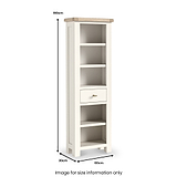 Belmont Slim Bookcase from Roseland Furniture