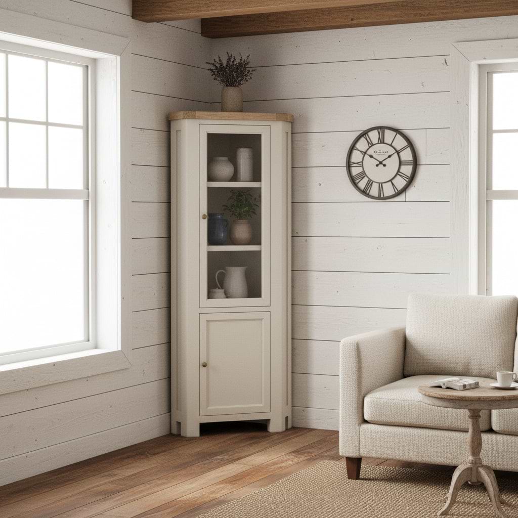 Belmont Corner Display Cabinet from Roseland Furniture