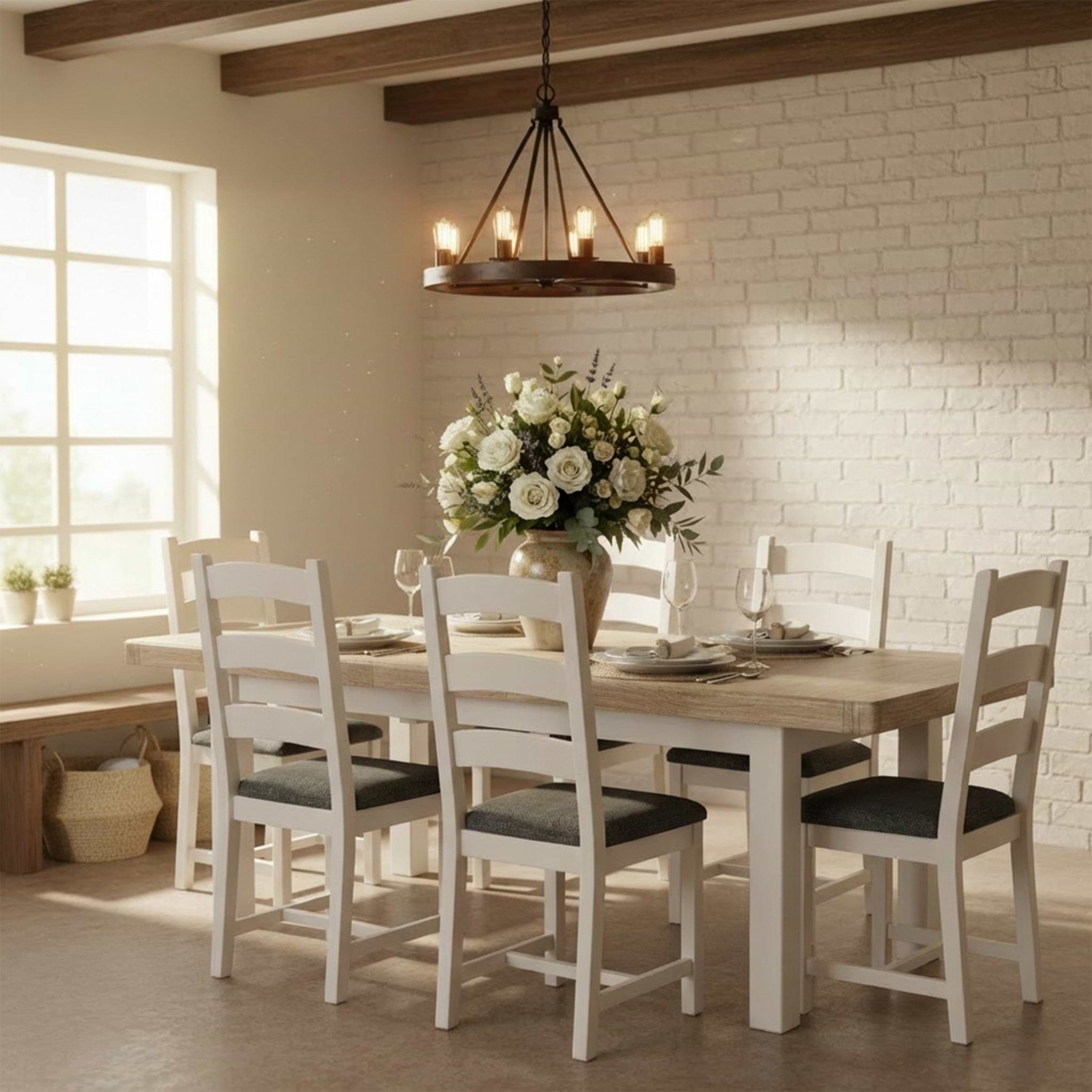 Belmont 140-185cm Extendable Dining Table from Roseland Furniture
